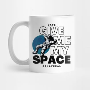 Cape Canaveral Kennedy Space Center Moon and Astronaut Mug